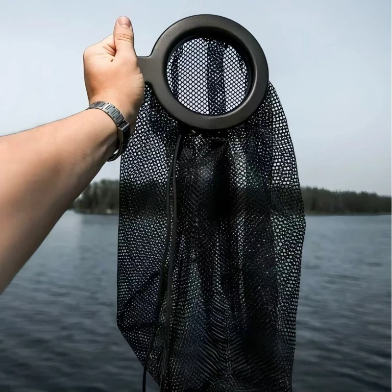 Fishing Kayak Storage Bag - Hanging Mesh Trash Bag Cooler Accessories