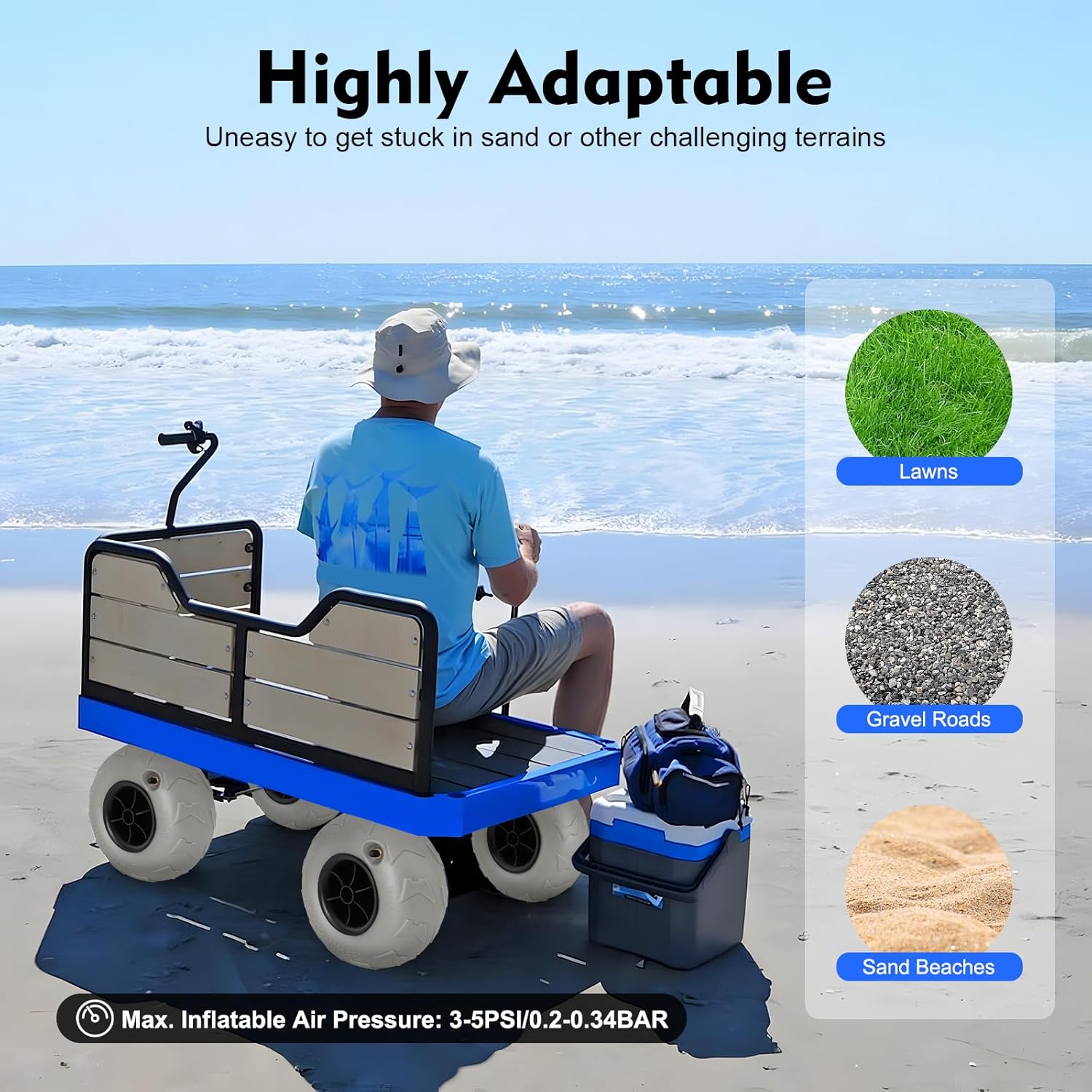 Beach Balloon Wheels 2 Pack 9  – Fishing Kayak Cart recenzja i cena