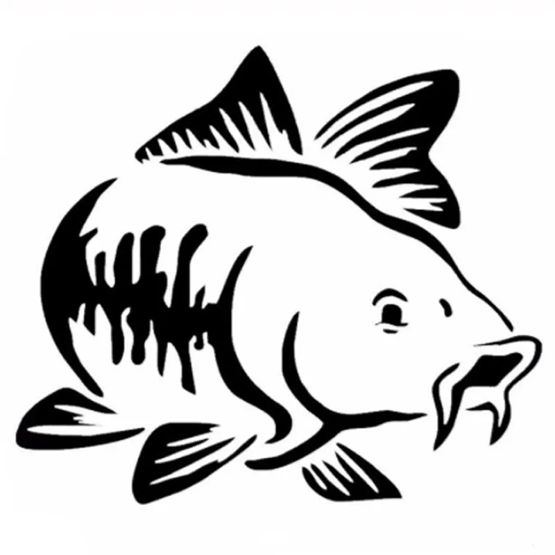 Car Sticker Cartoon Carp Fishi – Fishing Kayak Inflatable recenzja i cena