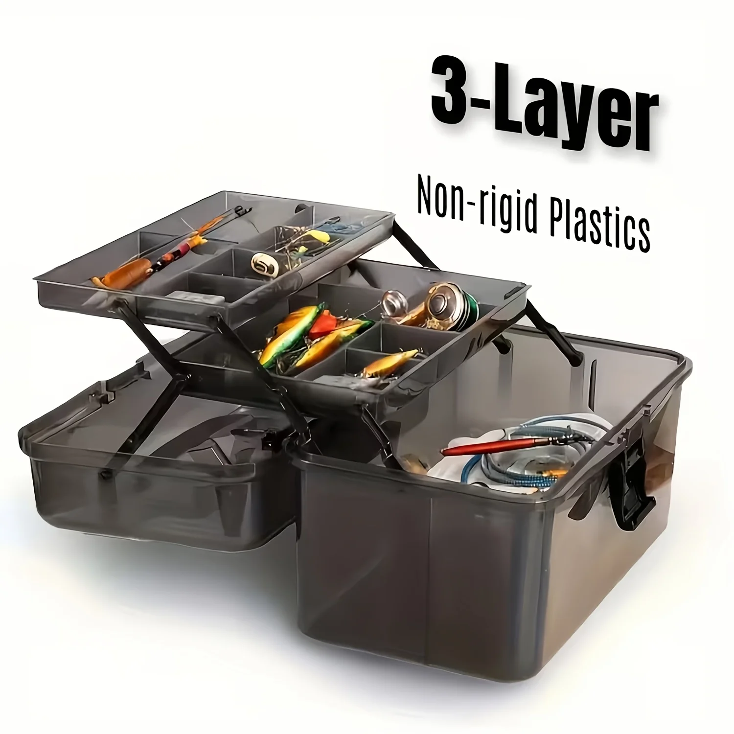 Durable PE Fishing Gear Box |  – Fishing Kayak Crate recenzja i cena