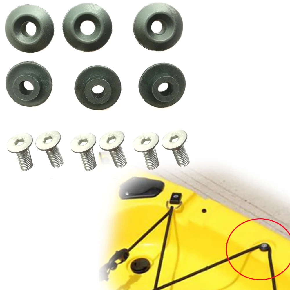 6PC Kayak Deck Line Guides Out – Fishing Kayak Cart recenzja i cena