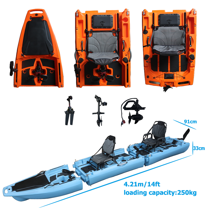 14FT 2 Person Detachable  Peda – Fishing Kayak Seat recenzja i cena