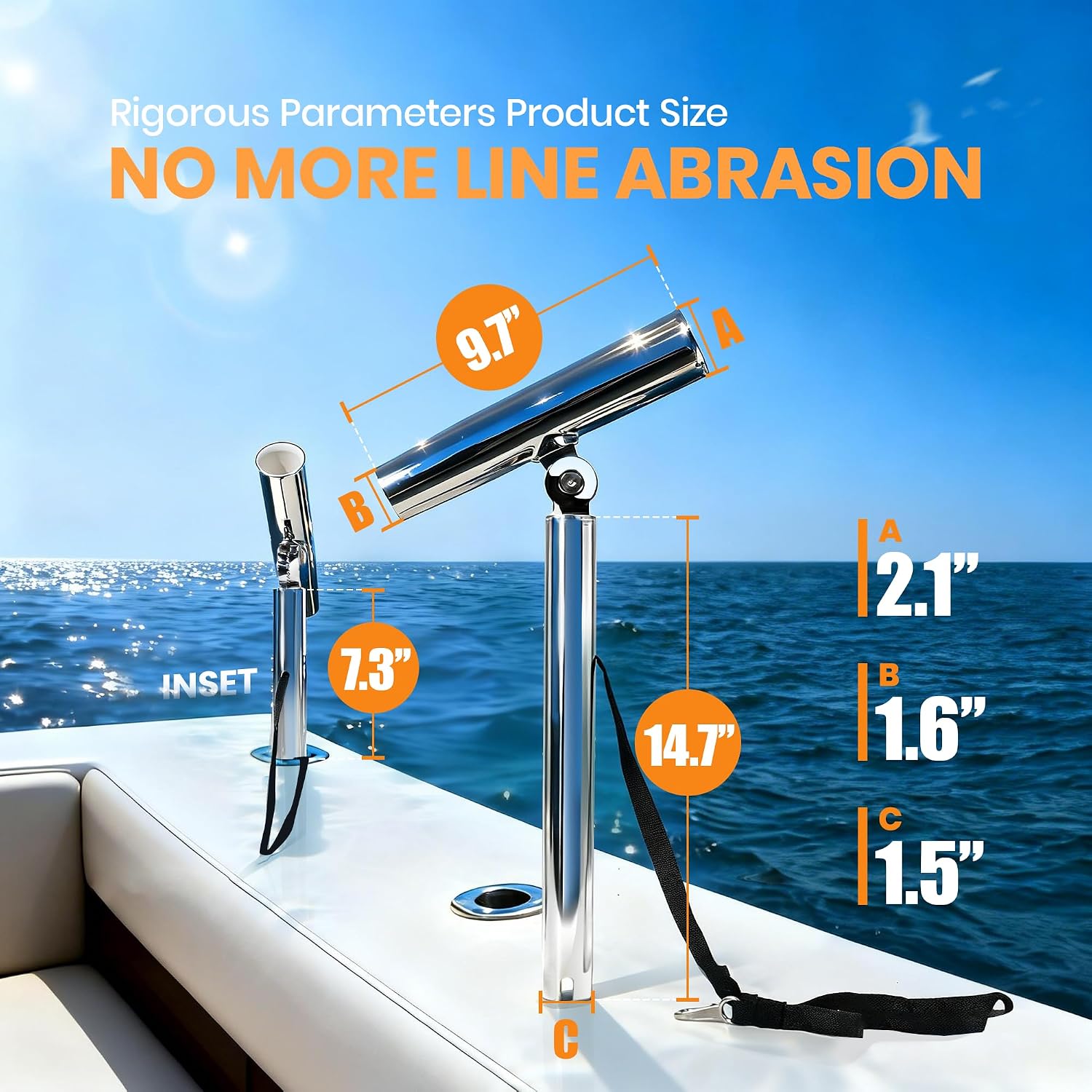 2-Pack Stainless Steel Outrigg – Fishing Kayak Rod Holder recenzja i cena