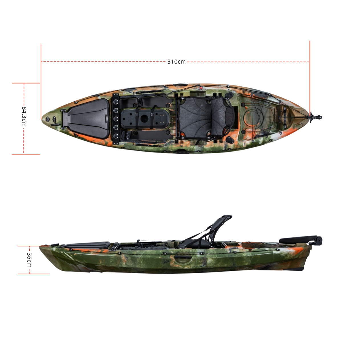 LSF First-class Single Fishing – Fishing Kayak Seat recenzja i cena