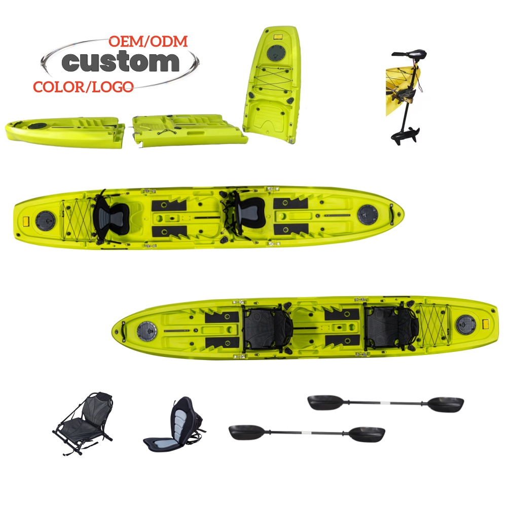 New Modular Tandem Double Sit- – Fishing Kayak Paddle recenzja i cena